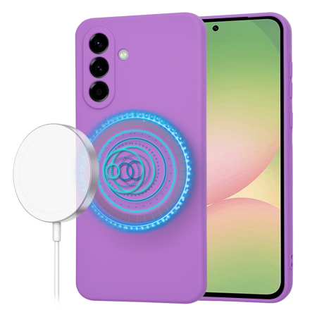 Husa silicon Samsung Galaxy A56 5G Techsuit - SoftFlex MagSafe [1]