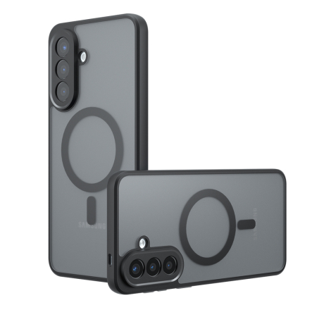 Husa silicon Samsung Galaxy A57 5G Techsuit - PureFrost MagSafe Frosted Black [3]