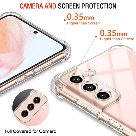 Husa silicon Samsung Galaxy S22 5G Techsuit - Shockproof Clear Silicone Clear [5]