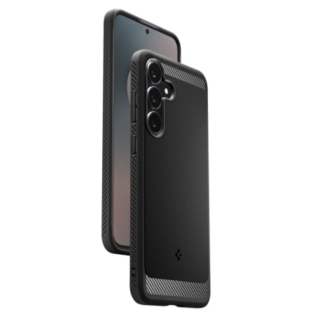 Husa silicon Samsung Galaxy S25 FE Spigen - Rugged Armor Matte Black [3]