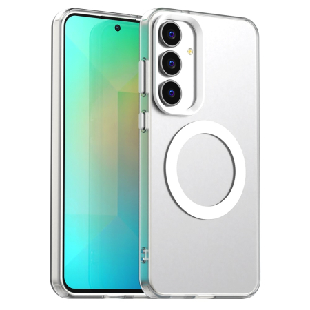 Husa Samsung S25 FE - Husa silicon Samsung Galaxy S25 FE Techsuit - CandyCase MagSafe White