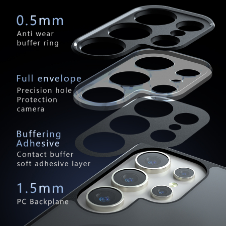 Husa silicon Samsung Galaxy S25 Ultra Techsuit - PureFrost MagSafe Frosted Black [6]