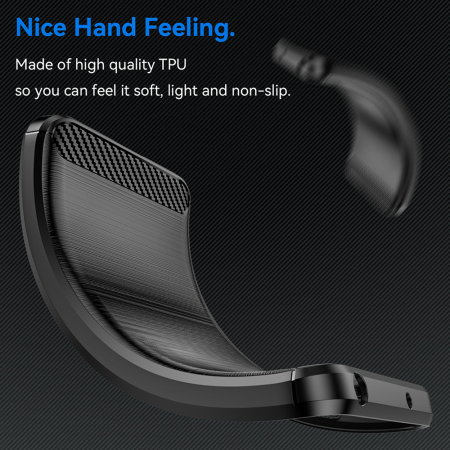 Husa silicon Samsung Galaxy S26 Techsuit - Carbon Silicone Black [5]