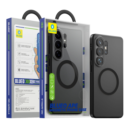Husa silicon Samsung Galaxy S26 Ultra Blueo - APE Matte MagSafe Series Black [5]