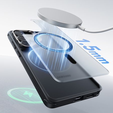 Husa silicon Samsung Galaxy S26 Ultra ESR - Classic Hybrid HaloLock Kickstand Frosted Black [5]