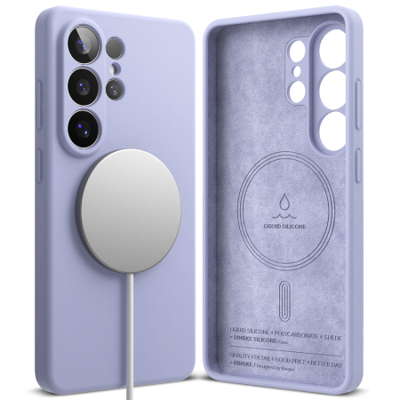 Huse - Husa silicon Samsung Galaxy S26 Ultra Ringke - Silicone MagSafe Lavender
