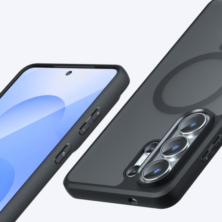 Husa silicon Samsung Galaxy S26 Ultra Techsuit - PureFrost MagSafe Frosted Black [4]