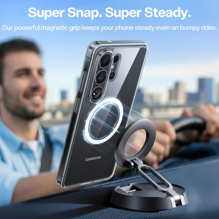 Husa silicon Samsung Galaxy S26 Ultra Torras - Guardian Magnetic Series Clear [3]