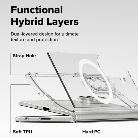 Husa silicon Samsung Galaxy Z Fold7 Ringke - Fusion MagSafe Clear [4]