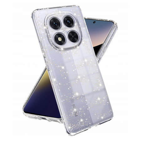 Huse Xiaomi Redmi Note - Husa silicon SparkleSkin Series - Xiaomi Redmi Note 14 Pro 5G / Poco X7