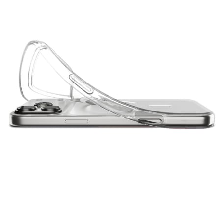 Husa silicon  Spigen iPhone 17 Pro - Liquid Crystal MagSafe Clear / White [4]