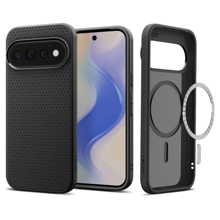 Husa silicon Spigen - Liquid Air - Google Pixel 11 Pro (ACS11428) - Matte Black [5]