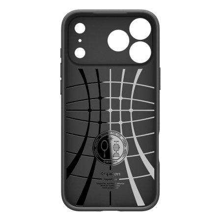 Husa silicon Spigen - Liquid Air - iPhone 17 Pro - Matte Black [6]