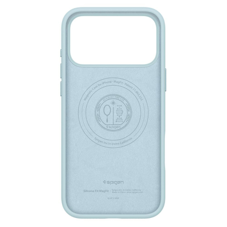Husa silicon Spigen - Silicone Fit MagSafe (ACS10273) - iPhone 17 Pro Max - Mute Blue [5]