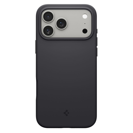 Husa Iphone 17 Pro - Husa silicon Spigen - Silicone Fit MagSafe (ACS10335) - iPhone 17 Pro - Black