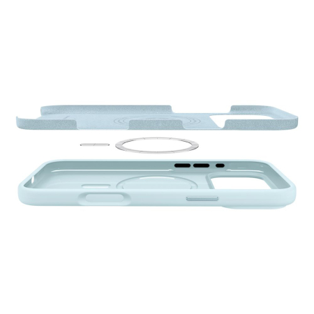 Husa silicon Spigen - Silicone Fit MagSafe (ACS10338) - iPhone 17 Pro - Mute Blue [2]