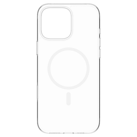 Huse - Husa silicon iPhone 16 Pro Spigen - Thin Fit T MagSafe Clear / White