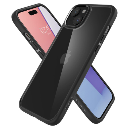 Husa silicon  Spigen - Ultra Hybrid - iPhone 15 - Matte Black [2]
