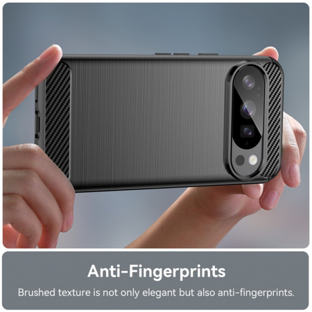 Husa silicon Techsuit - Carbon Silicone - Google Pixel 10 / 10 Pro - Black [3]