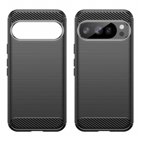 Husa Google Pixel 10/10 Pro - Husa silicon Techsuit - Carbon Silicone - Google Pixel 10 / 10 Pro - Black