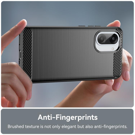 Husa silicon Techsuit - Carbon Silicone - OnePlus Nord CE5 - Black [2]