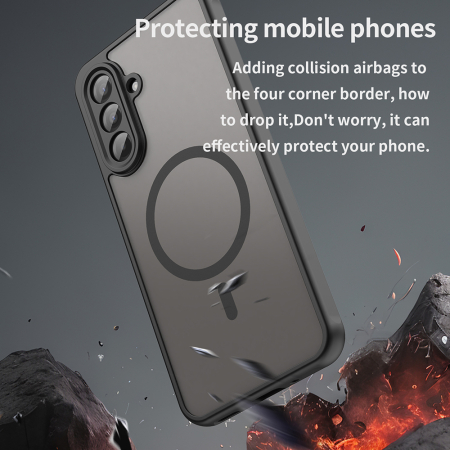 Husa silicon Techsuit - HaloFrost II MagSafe - Samsung Galaxy A17 5G / A17 4G - Black [1]