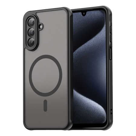 Husa Samsung Galaxy A17 5G / A17 4G - Husa silicon Techsuit - HaloFrost II MagSafe - Samsung Galaxy A17 5G / A17 4G - Black