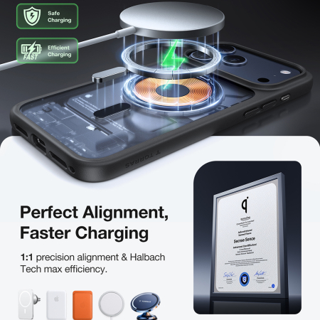 Husa silicon Torras - Guardian Magnetic Series - iPhone 17 Pro Max [2]