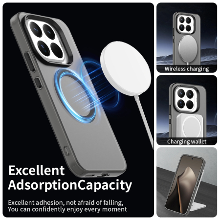 Husa silicon Xiaomi 15T Pro Techsuit - CandyCase MagSafe Black [4]