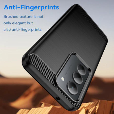 Husa silicon Xiaomi Redmi 15 4G / Redmi 15 5G Techsuit - Carbon Silicone Black [4]