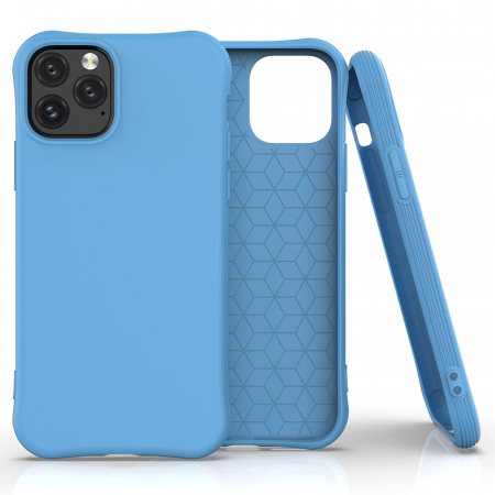 Huse Iphone - Husa Soft Color IPhone 11 Pro Albastru