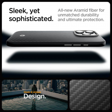 Husa Spigen Enzo Aramid Iphone 16 Pro Max magsafe [10]