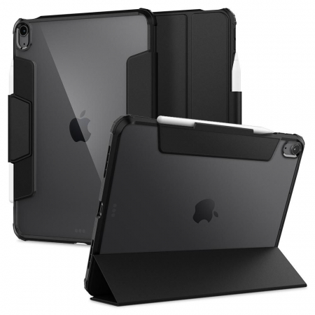 Husă iPad Air 10.9 (2020 & 2022) și iPad 11 (2024) - Spigen Ultra Hybrid, Culoare Negru [5]