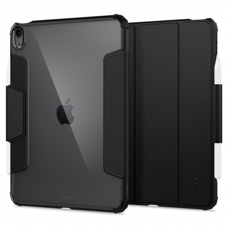 Husă iPad Air 10.9 (2020 & 2022) și iPad 11 (2024) - Spigen Ultra Hybrid, Culoare Negru [1]