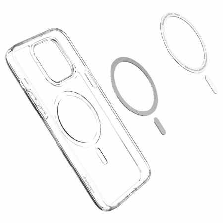 Husa Spigen Ultra Hybrid IPhone 14 Pro Magsafe alb [2]