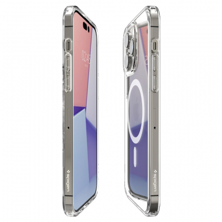 Husa Spigen Ultra Hybrid IPhone 14 Pro Magsafe alb [3]