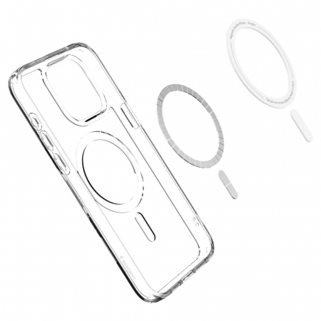 Husa Spigen Ultra Hybrid IPhone 15 Pro Magsafe alb [3]