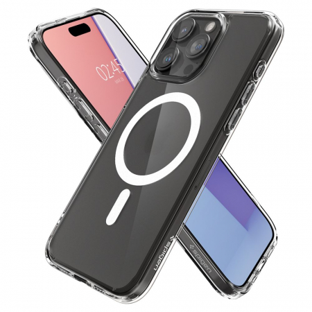 Husa Spigen Ultra Hybrid IPhone 15 Pro Magsafe mata transparenta [5]