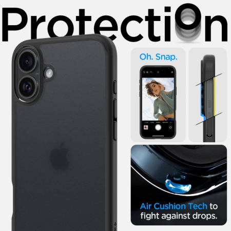 Husa Iphone 16 Spigen Ultra Hybrid frost [8]