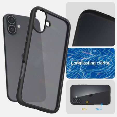 Husa Iphone 16 Spigen Ultra Hybrid frost [7]