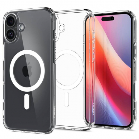 Husa Spigen Ultra Hybrid IPhone 16 magsafe alb [7]