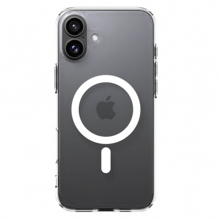 Huse Iphone - Husa Spigen Ultra Hybrid IPhone 16 magsafe alb