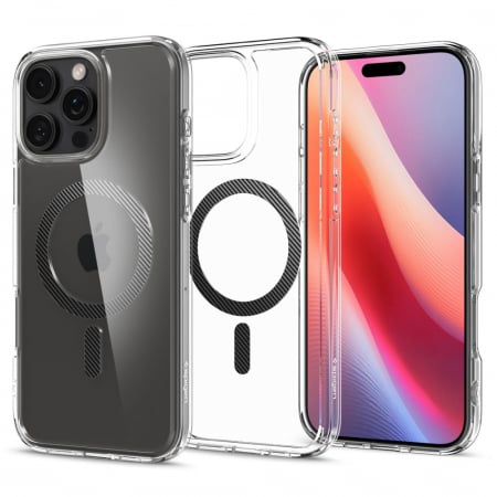 Huse Iphone - Husa Spigen Ultra Hybrid IPhone 16 Pro magsafe alb