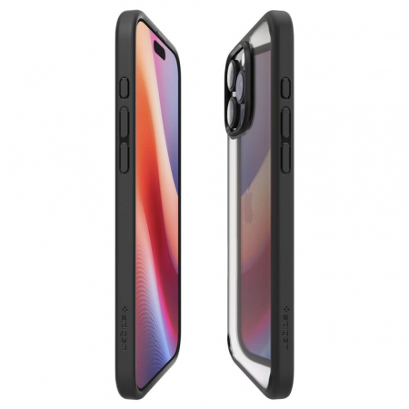 Husa Spigen Ultra Hybrid IPhone 16 Pro gri/negru [10]