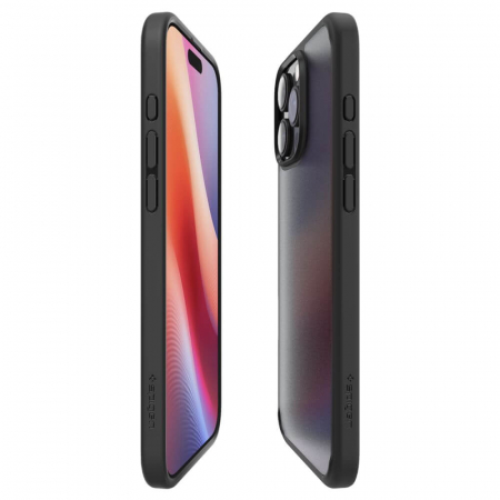Husa Spigen Ultra Hybrid IPhone 16 Pro gri/negru [4]