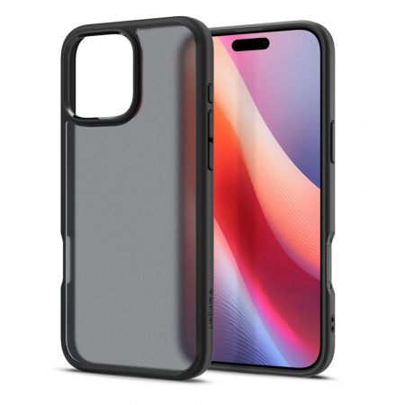 Huse Iphone - Husa Spigen Ultra Hybrid IPhone 16 Pro gri/negru