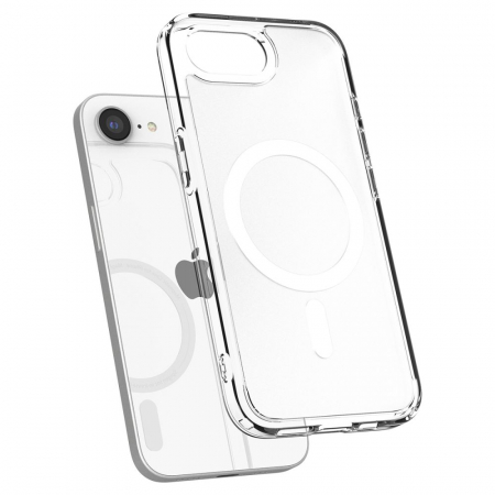 Husa IPhone 16e Spigen Ultra Hybrid magsafe frost alb [4]