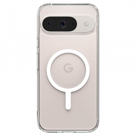 Husa Google Pixel 9 / 9 Pro - Husa Spigen Ultra Hybrid Onetap Google Pixel 9 / 9 Pro magsafe alb
