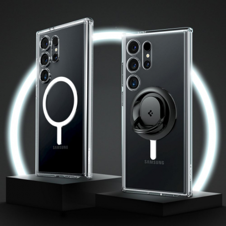 Husa Spigen Ultra Hybrid Onetap Samsung Galaxy S24 Ultra magsafe alb [5]