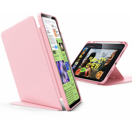 Husa Ipad 10.9 2022 / Ipad 11 2025 - Husa tableta iPad 10 (2022) 10.9 / 11 (2025) Ipad A16 ESR - Flip Hybrid (with Pencil Holder) Pink